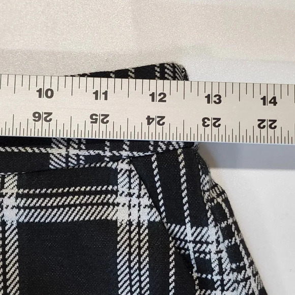 VERO MODA Women's Fidela Plaid Skirt In Black Check Size S‎ NWT - Picture 10 of 11